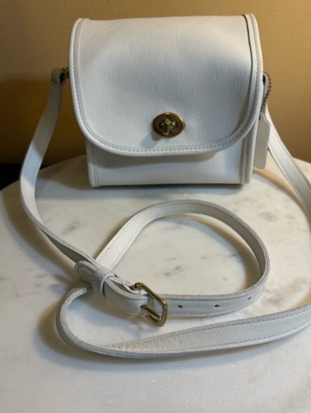 COACH vintage EMMIE white bag🔥9018 stunner